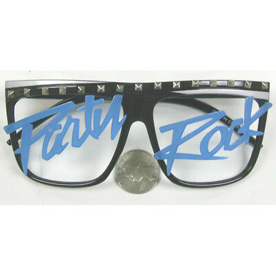 Party Rock Glasses (Choose Your Color) White Black LMFAO Shuffling Rave Adult - Fresh Stock Dated February 2026