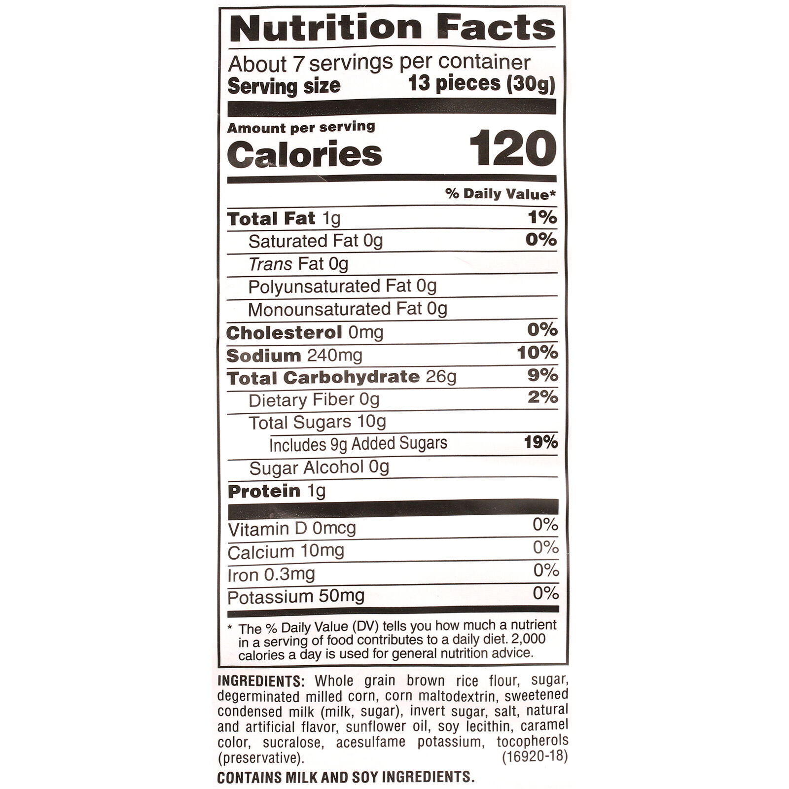 Quaker Rice Crisps Caramel Corn 7.04 Oz Bag 12X - Fresh Stock Dated December 2025