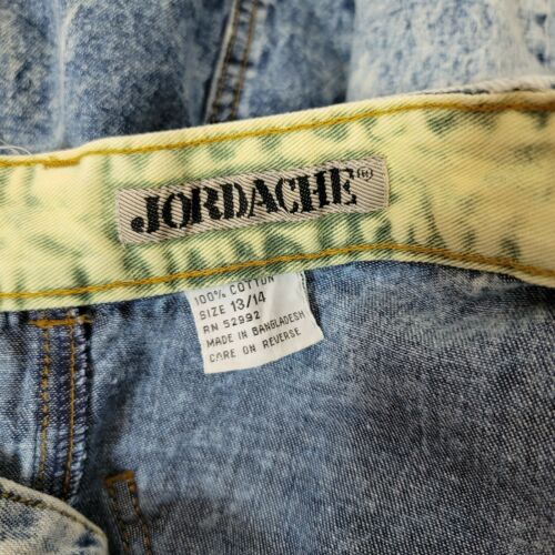 Vintage 80s 90s Jordache Acid Washed High Waist Denim Midi Aline Skirt Western - Fresh Stock Dated December 2025