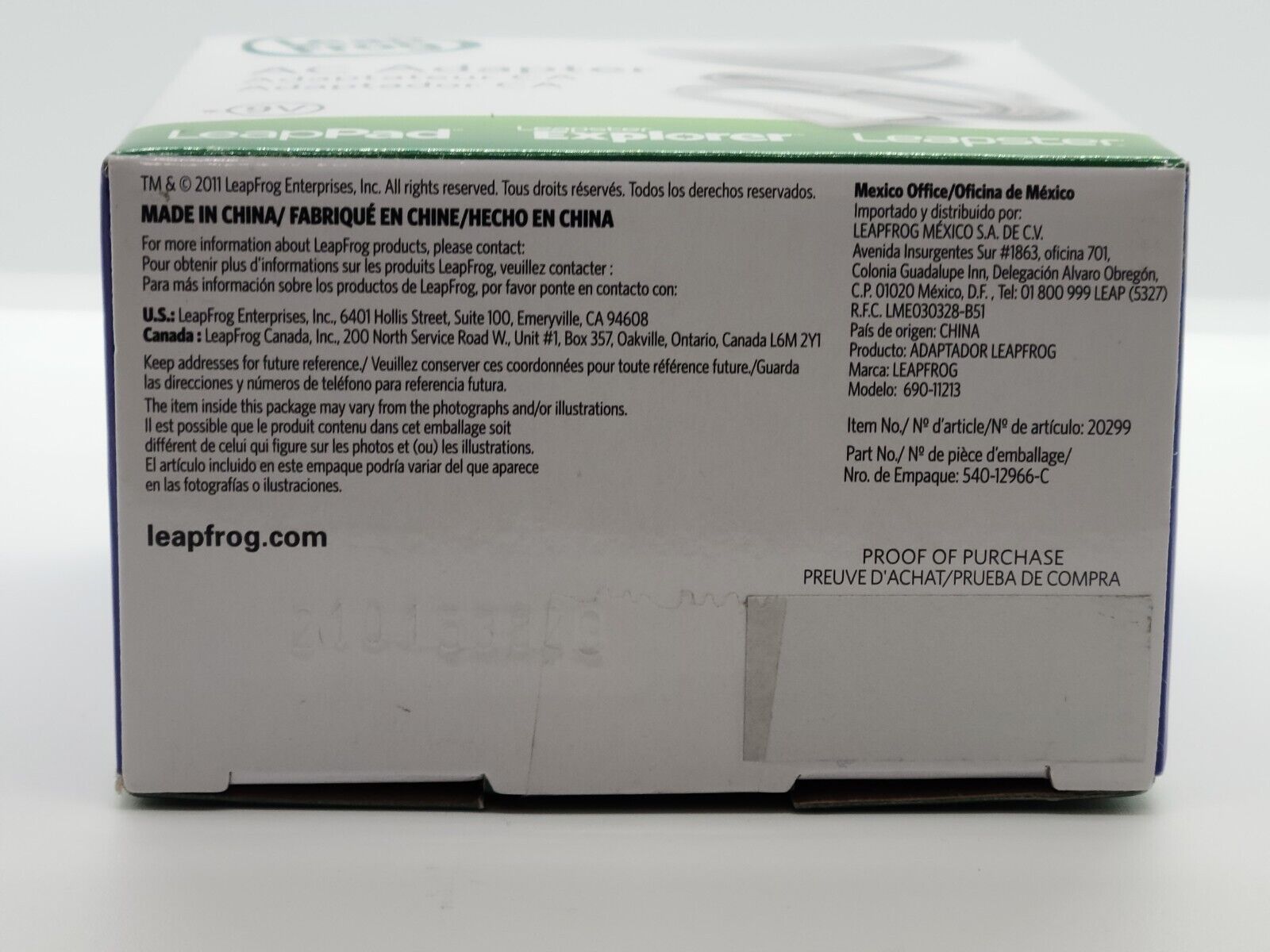 NEW Leapfrog AC Adapter 9V Power Supply Charger 690-11213 NIB - Fresh Stock Dated February 2026