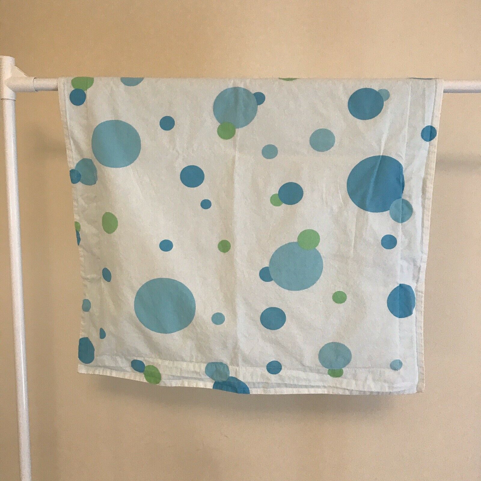 Pottery Barn PB Teen Pillow Sham Blue Dots Standard - Fresh Stock Dated January 2026