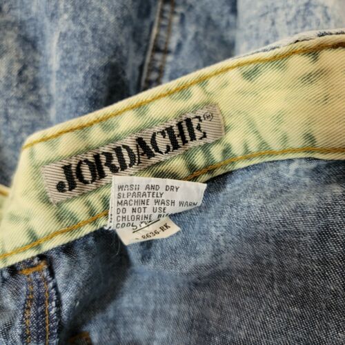 Vintage 80s 90s Jordache Acid Washed High Waist Denim Midi Aline Skirt Western - Fresh Stock Dated December 2025