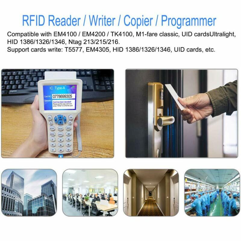 LEXI ID IC HID Card Copier, NFC Reader, 125KHz 13.56MHz 10 Frequency RFID... - Fresh Stock Dated February 2026