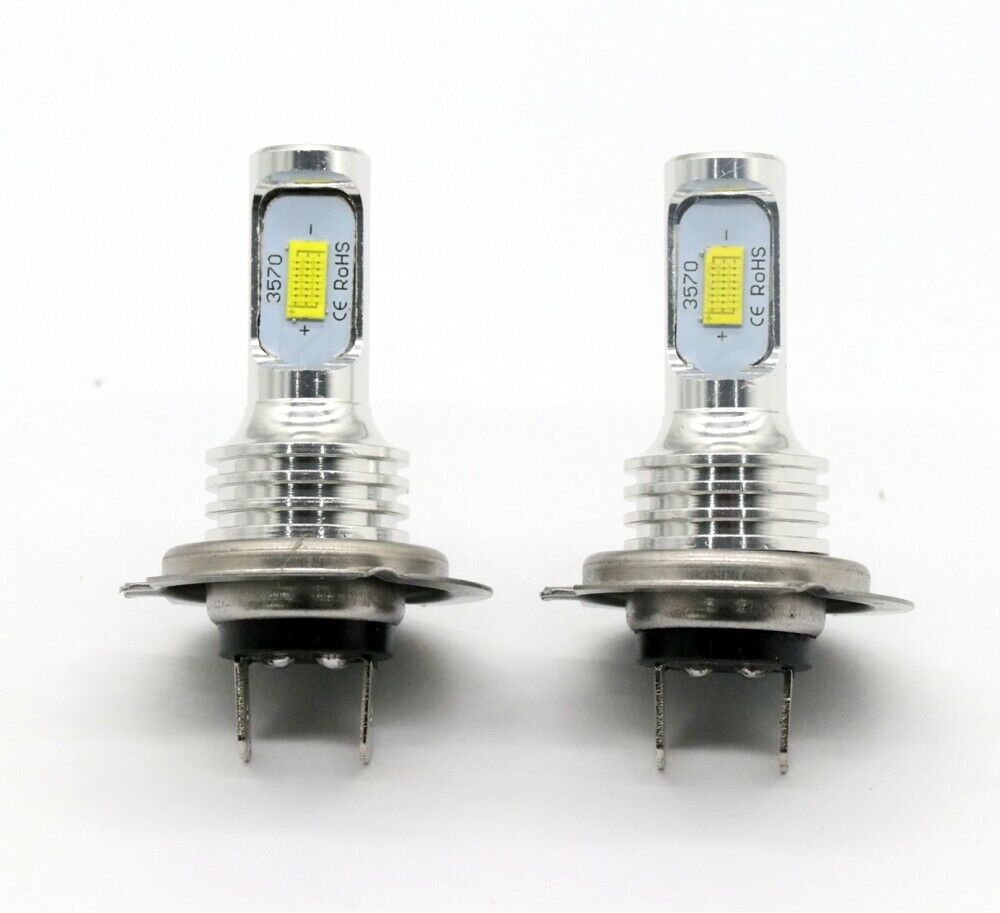 H7 LED Headlight Bulbs Kit For Honda CBR1000RR 2004-2016 CBR600RR 2003-2017 - Fresh Stock Dated February 2026
