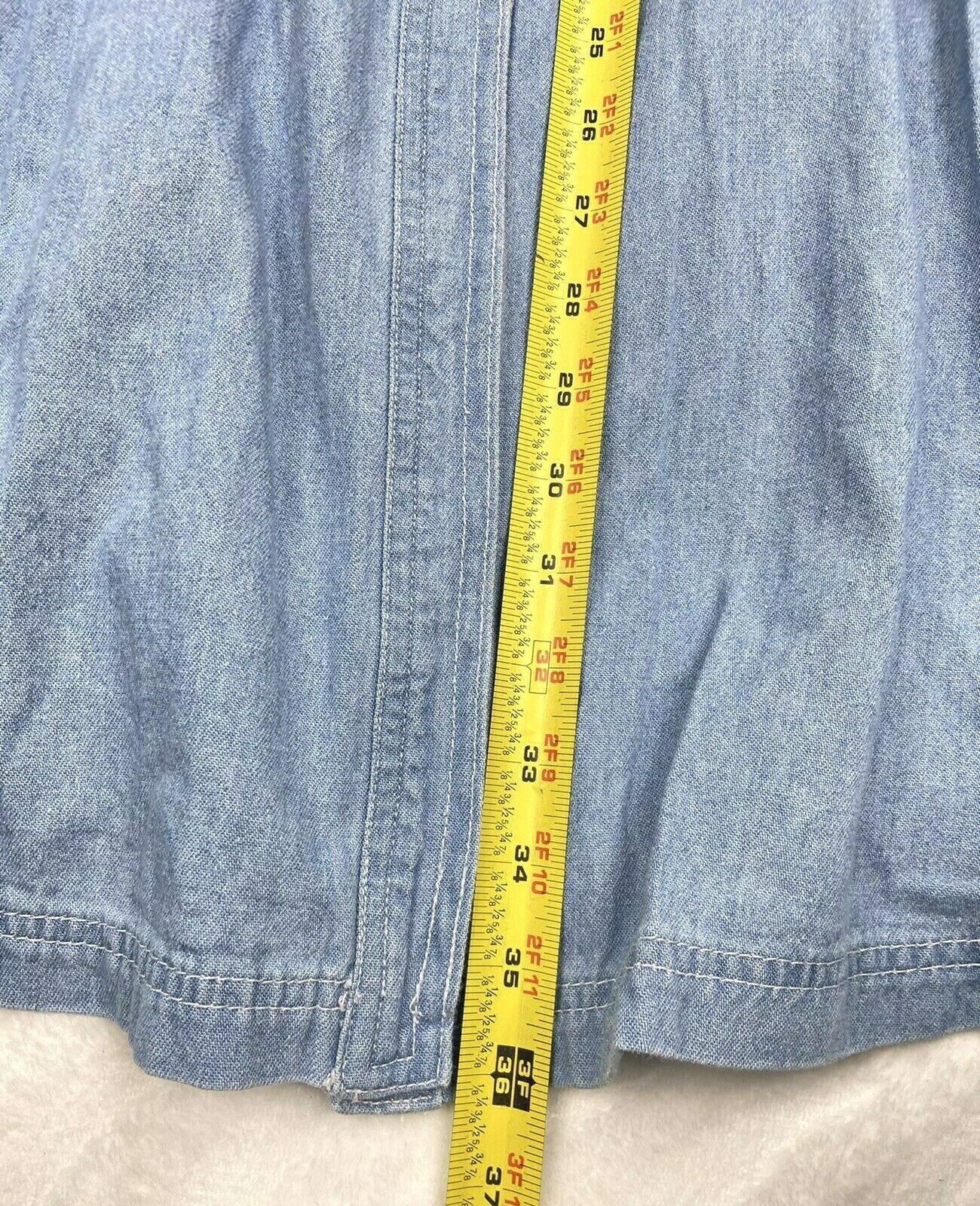 Vintage Newport News Women’s Maxi Skirt Soft Denim Jean Button Up High Waist 10 - Fresh Stock Dated February 2026
