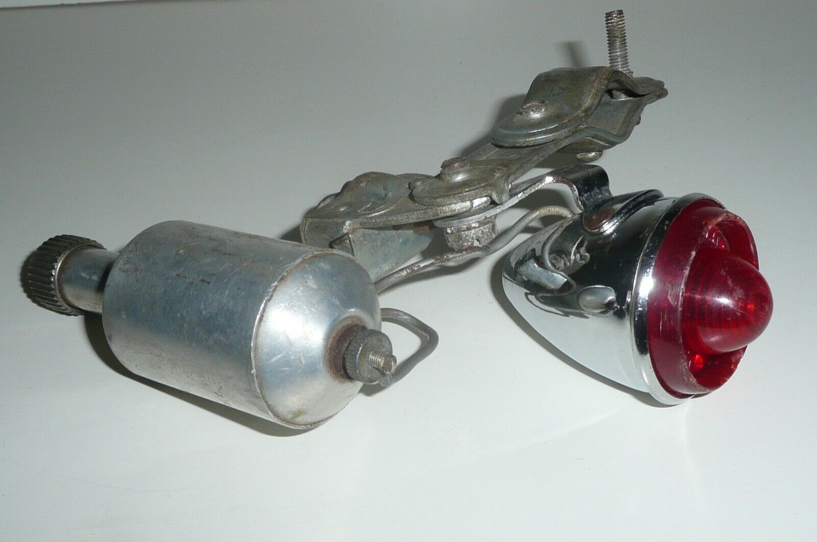 Bicycle taillight with generator works Miller taillamp lens/body made in England - Fresh Stock Dated February 2026