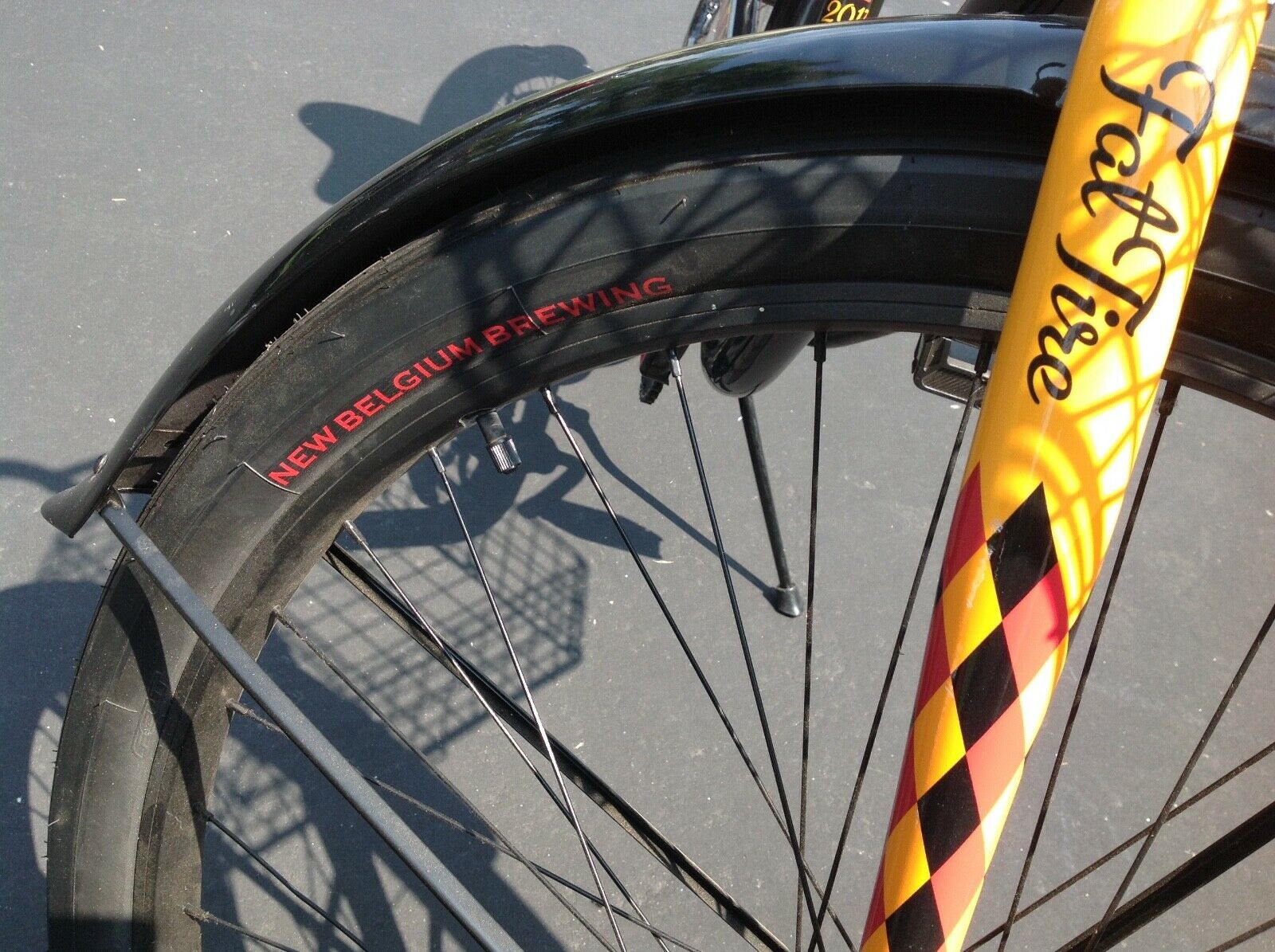 2013 New Belgium Brewing Fat Tire Cruiser Bike Bicycle black felt co. - Fresh Stock Dated February 2026