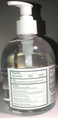 Hand Sanitizer Rinse Free Large 1ea 16.9oz Blt by BYD Care-Kills 99.9% Germs-SHI - Fresh Stock Dated February 2026