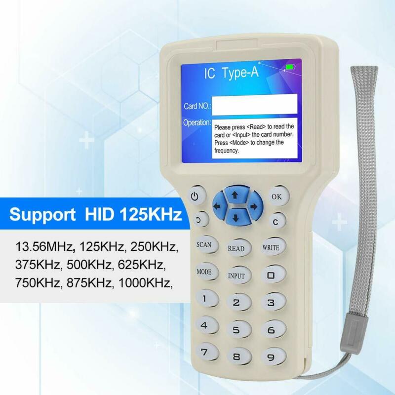 LEXI ID IC HID Card Copier, NFC Reader, 125KHz 13.56MHz 10 Frequency RFID... - Fresh Stock Dated February 2026