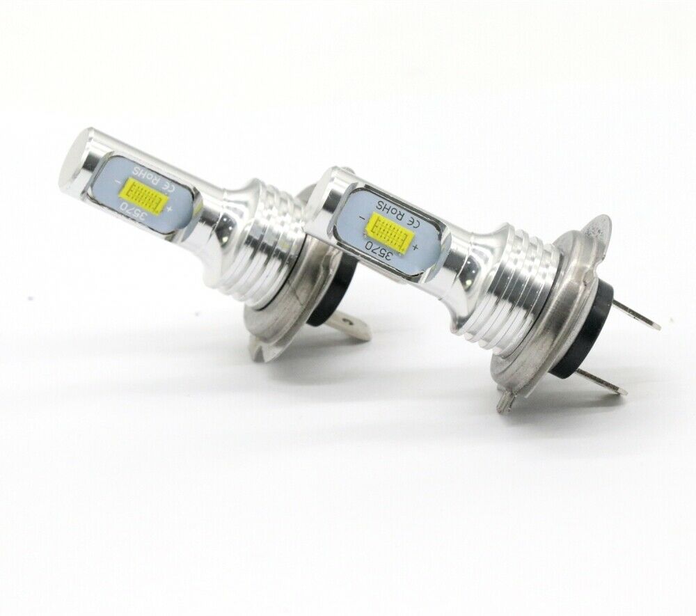 H7 LED Headlight Bulbs Kit For Honda CBR1000RR 2004-2016 CBR600RR 2003-2017 - Fresh Stock Dated February 2026