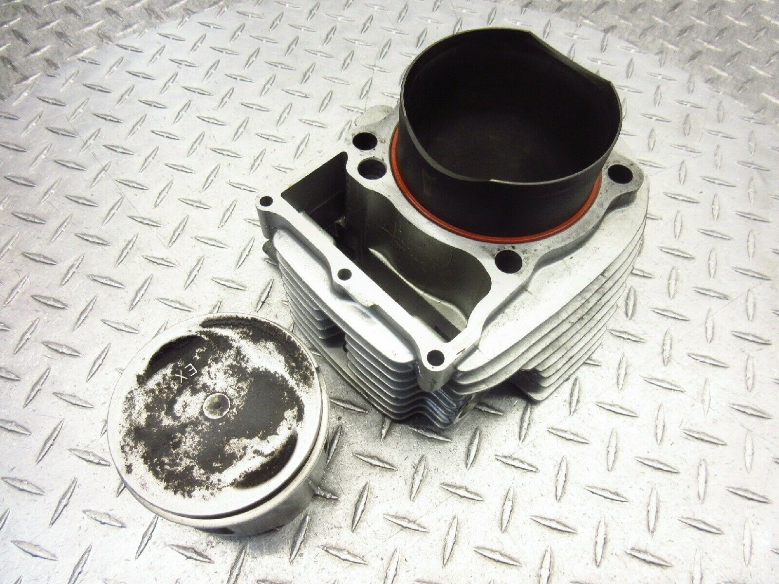 1992 91-96 Yamaha Virago 1100 XV1100 OEM Front Cylinder Barrel Jug Piston Lot - Fresh Stock Dated February 2026