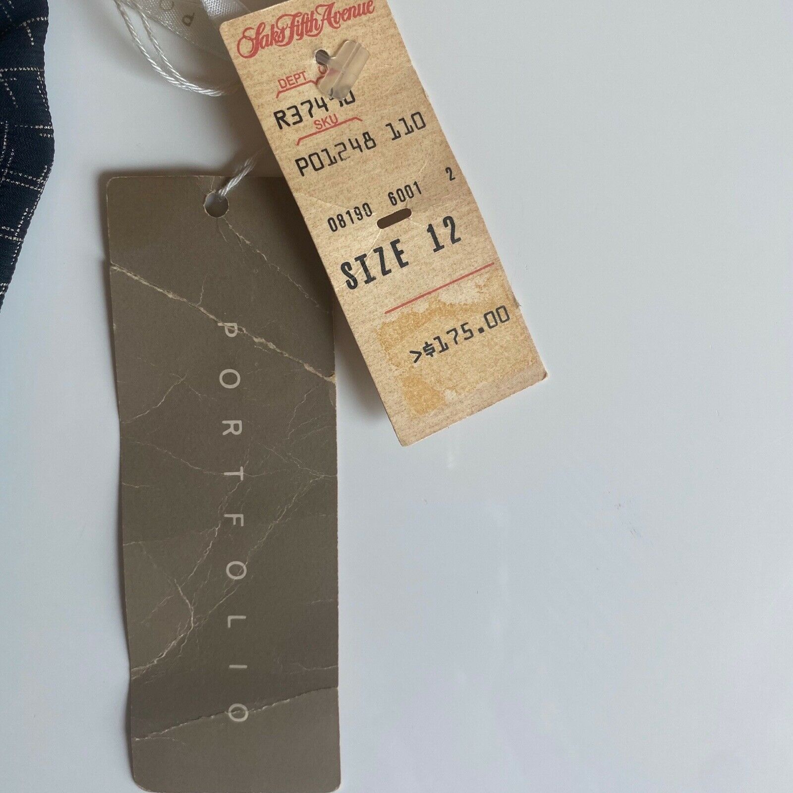 Vintage Perry Ellis Portfolio Silk Print Skirt Mint Condition - Fresh Stock Dated March 2026