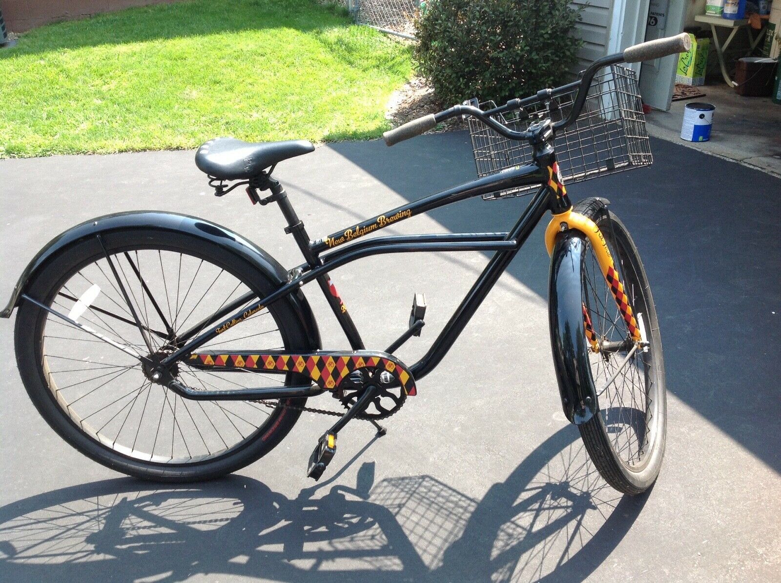 2013 New Belgium Brewing Fat Tire Cruiser Bike Bicycle black felt co. - Fresh Stock Dated February 2026