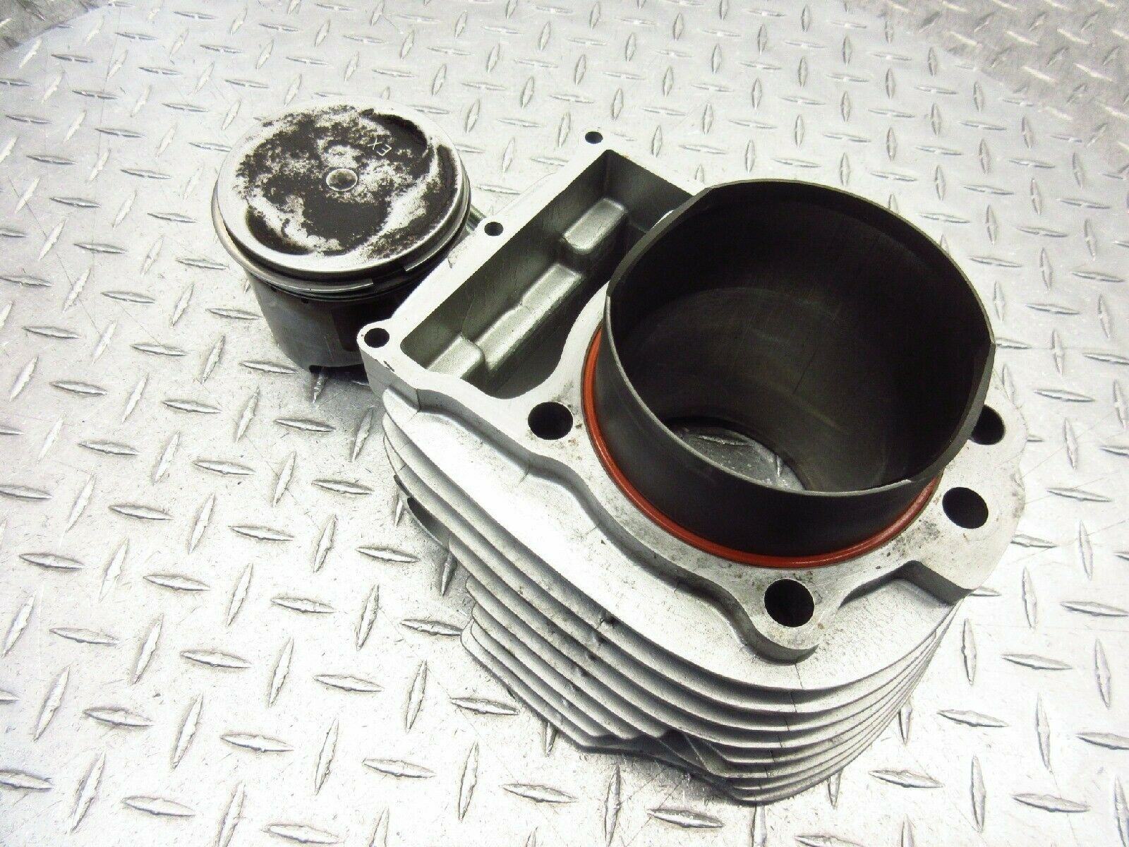 1992 91-96 Yamaha Virago 1100 XV1100 OEM Front Cylinder Barrel Jug Piston Lot - Fresh Stock Dated February 2026