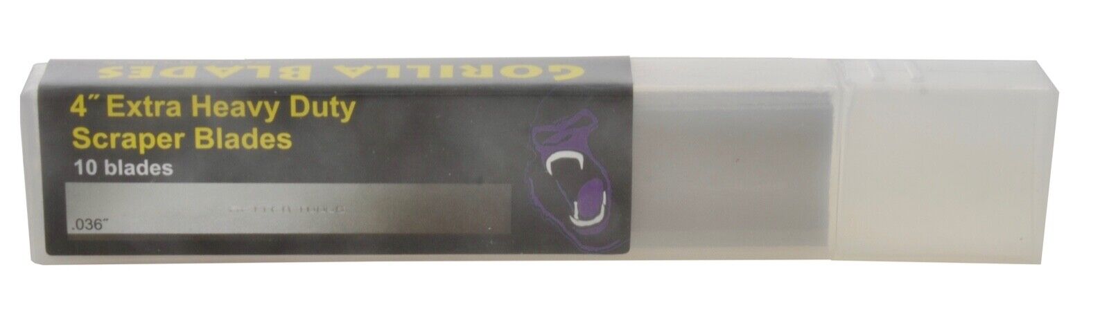 4 Inch Extra Heavy Duty Scraper Blade - Fresh Stock Dated February 2026