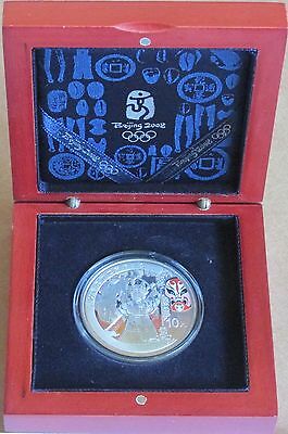 China 2008 Series 3 Olympic 99.9% Silver 4 Coin Proof Set (S10Y) - Fresh Stock Dated February 2026