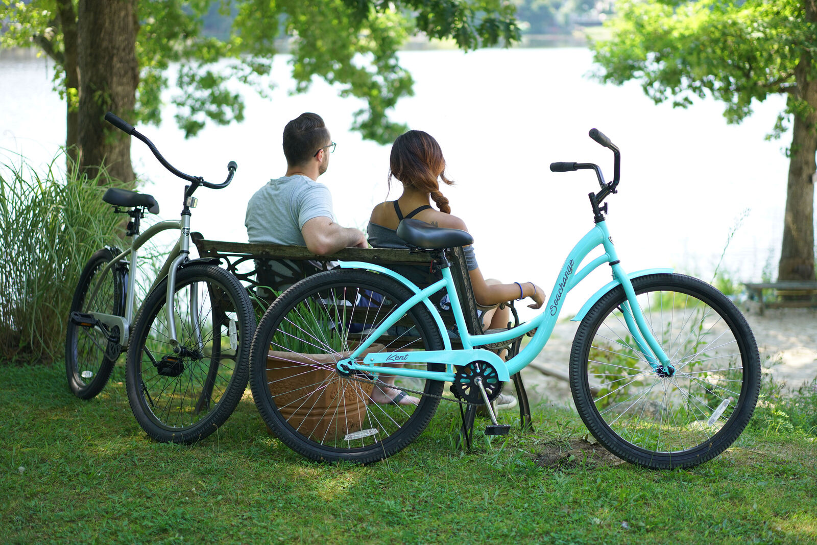 KENT 26 INCH SEACHANGE WOMENS BIKE, BLUE *DISTRESSED PKG - Fresh Stock Dated February 2026