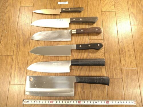 Damaged Lot of Japanese Chef's Kitchen Knives hocho set from Japan ME336 - Fresh Stock Dated December 2025