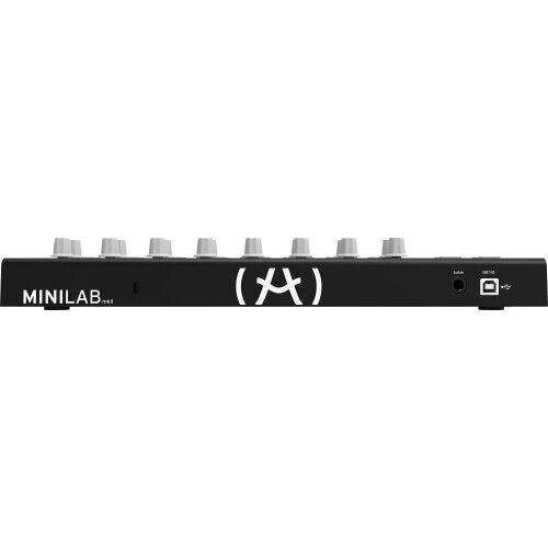 Arturia MiniLab Mk II Inverted Portable USB-MIDI Controller OPEN BOX (Black) - Fresh Stock Dated February 2026