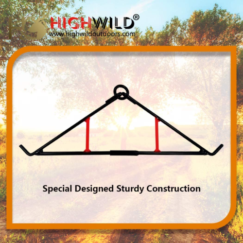 Highwild Game Hanging Gambrel & Hoist Kit with Pulleys & Rope - 600 lbs - Fresh Stock Dated December 2025