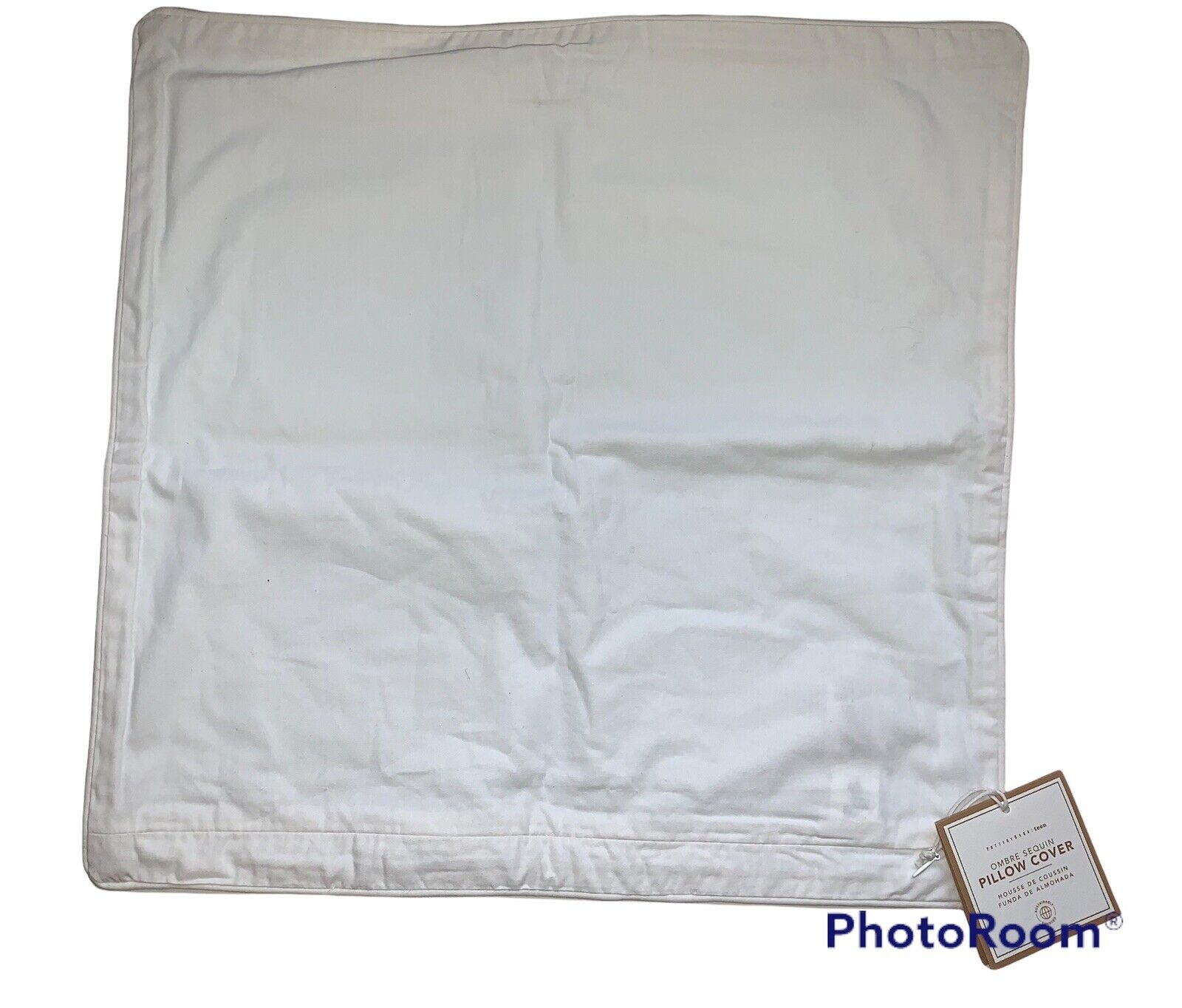 NEW Pottery Barn Teen Ombre Sequin Pillow Cover Teal NWT (COVER ONLY). - Fresh Stock Dated February 2026