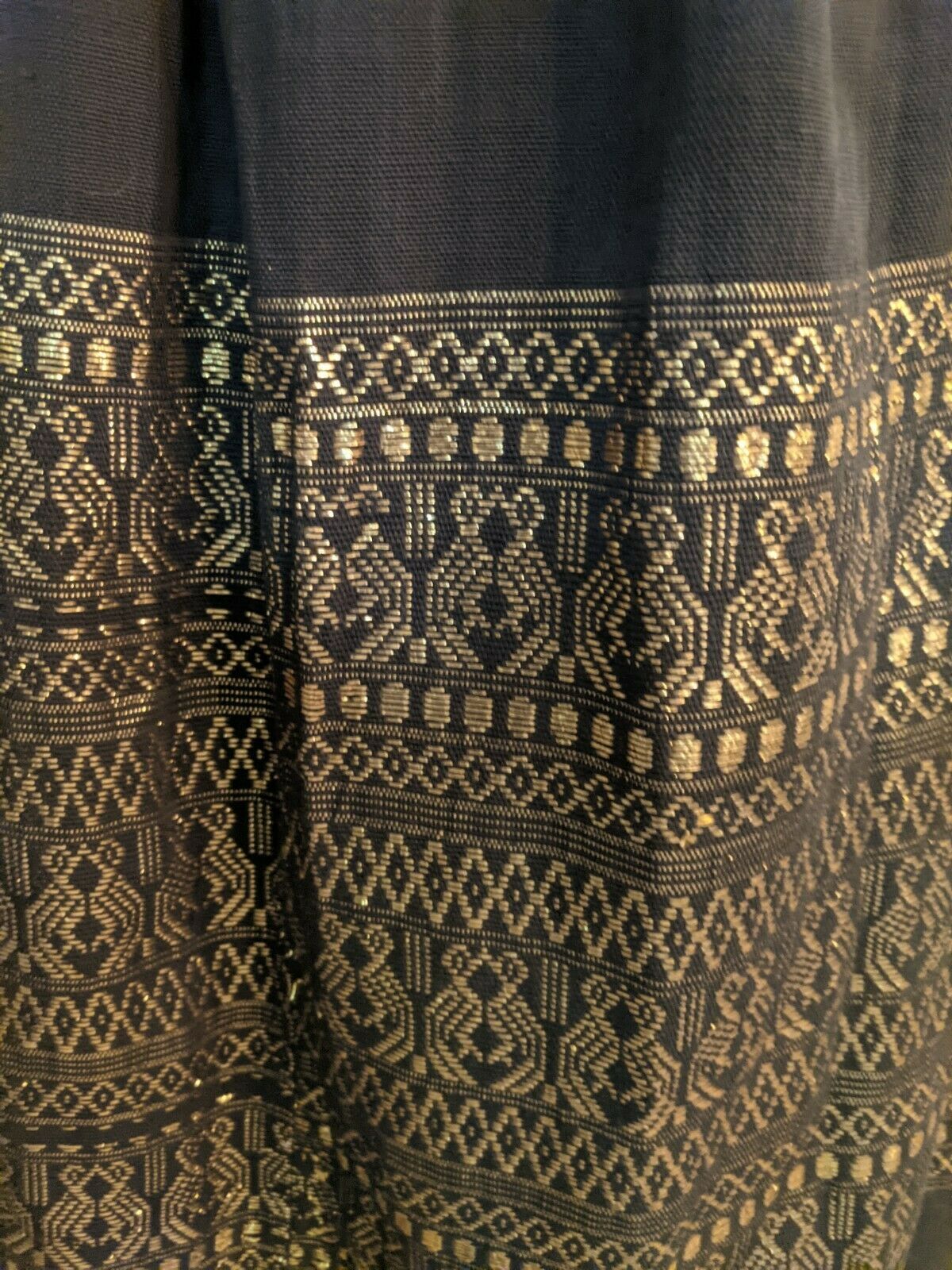 Vintage Full Skirt-Gold Metallic Embroidery-29 inch waist - Fresh Stock Dated February 2026