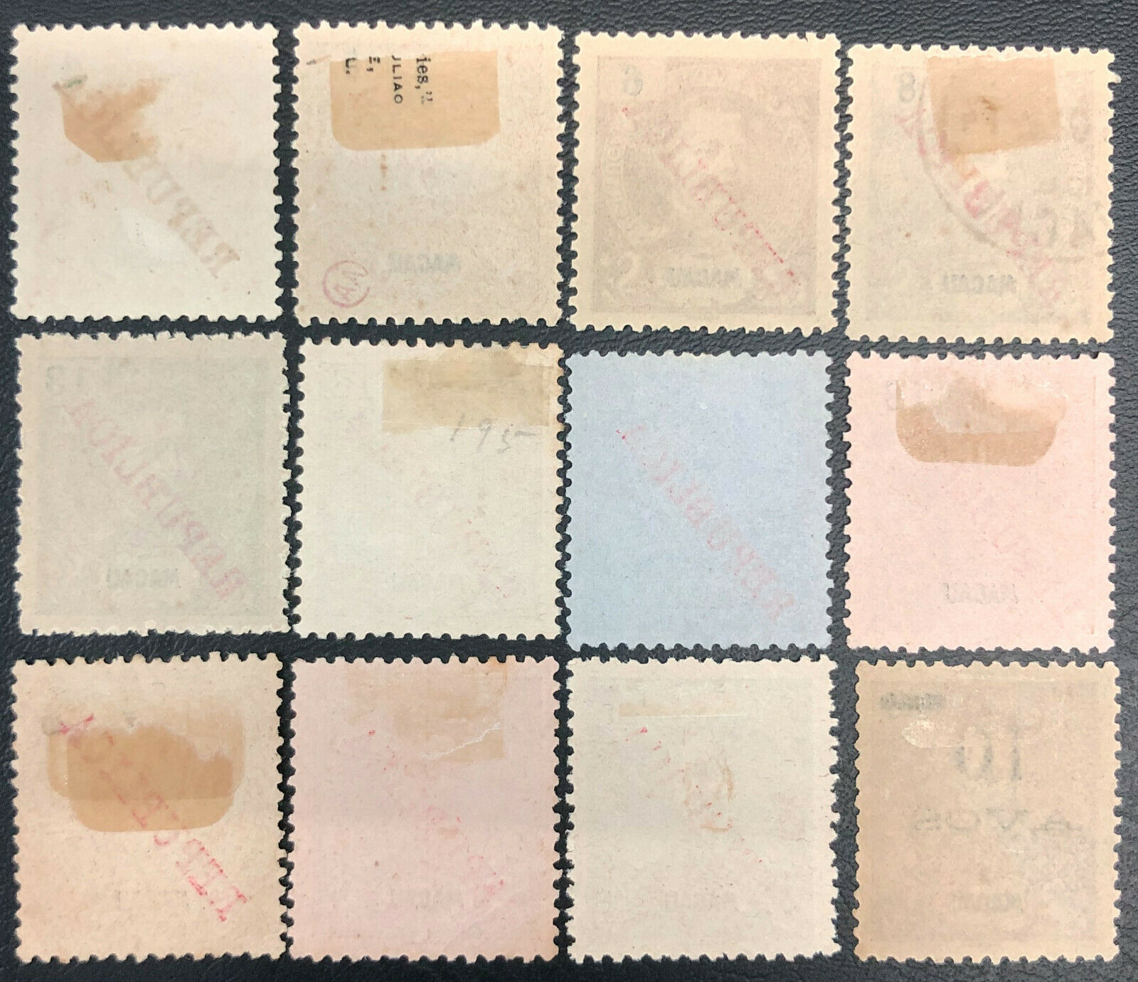 MACAU 1913 KING CARLOS WITH LOCAL OVERPRINT 