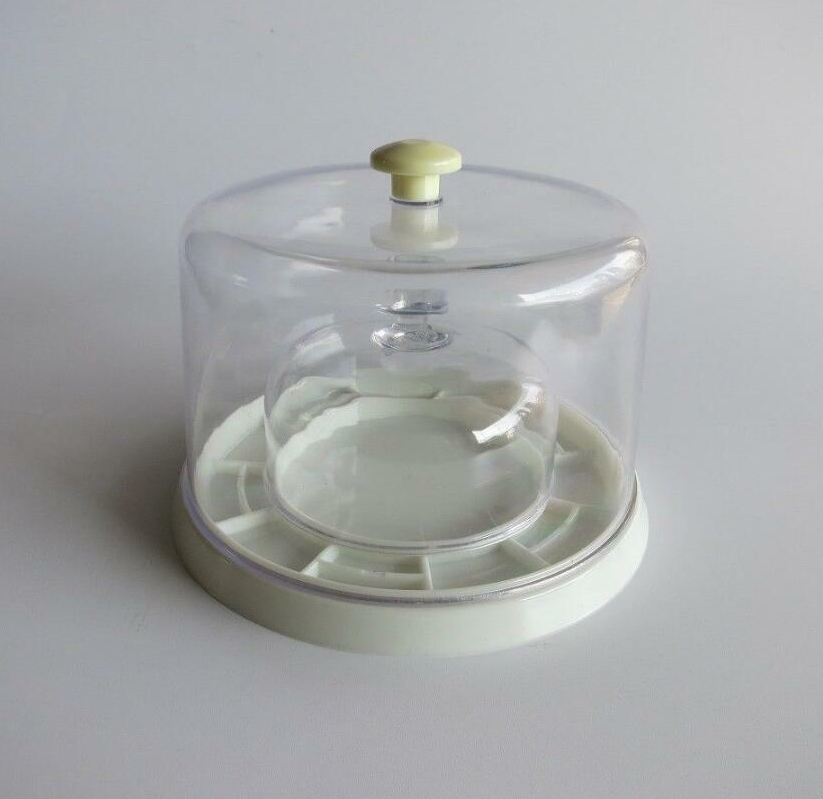 Plastic 2 Dust Free Covers with Tray for Watch Movement Repair Parts Protection - Fresh Stock Dated February 2026