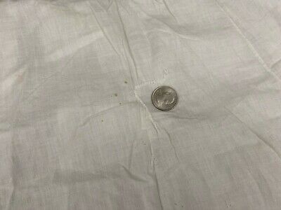 Antique White Cotton Victorian Wedding Skirt Petticoat Slip Eyelet Lace Pintucks - Fresh Stock Dated December 2025