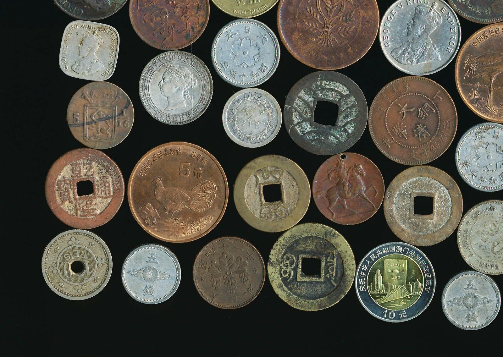 84 OLD ASIA COINS > YOU ID > NICE LOOKING GROUP > SEE PICS > NO RSRV - Fresh Stock Dated February 2026