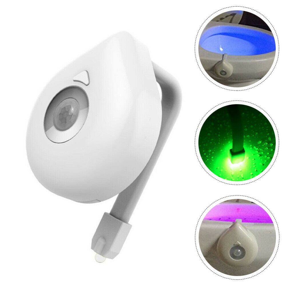 1pc LED Toilet Light Intelligent Lamp Toilet Night Light Night Lamp for Bathroom - Fresh Stock Dated February 2026