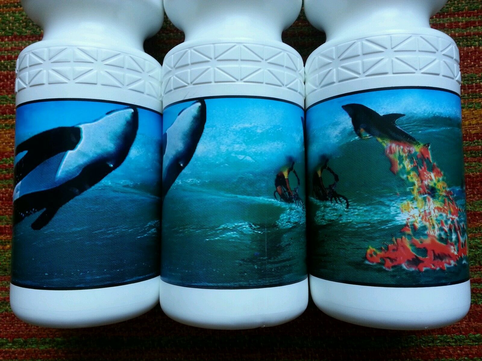 Vintage NOS Water Bottle ORCA KILLER WHALE Mountain Bike YETI  RALEIGH Turquoise - Fresh Stock Dated December 2025