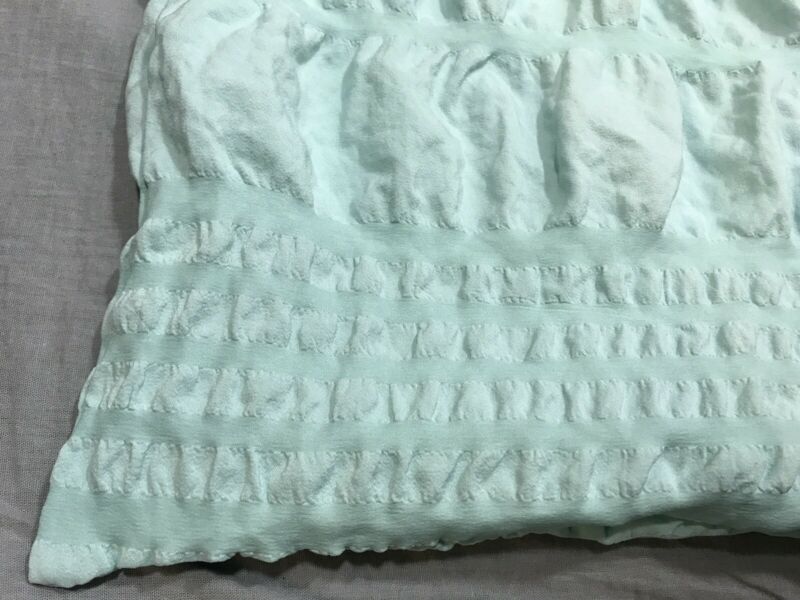 Pottery Barn PB Teen Teal Textured Pongee Standard Sham - Fresh Stock Dated December 2025
