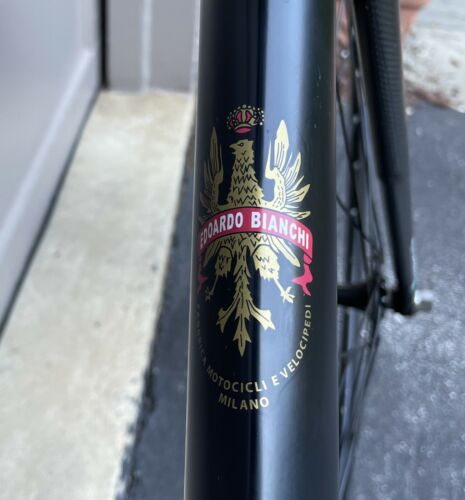 Bianchi Super Pista Track Bike, 59cm (RARE MATTE BLACK) - Fresh Stock Dated December 2025