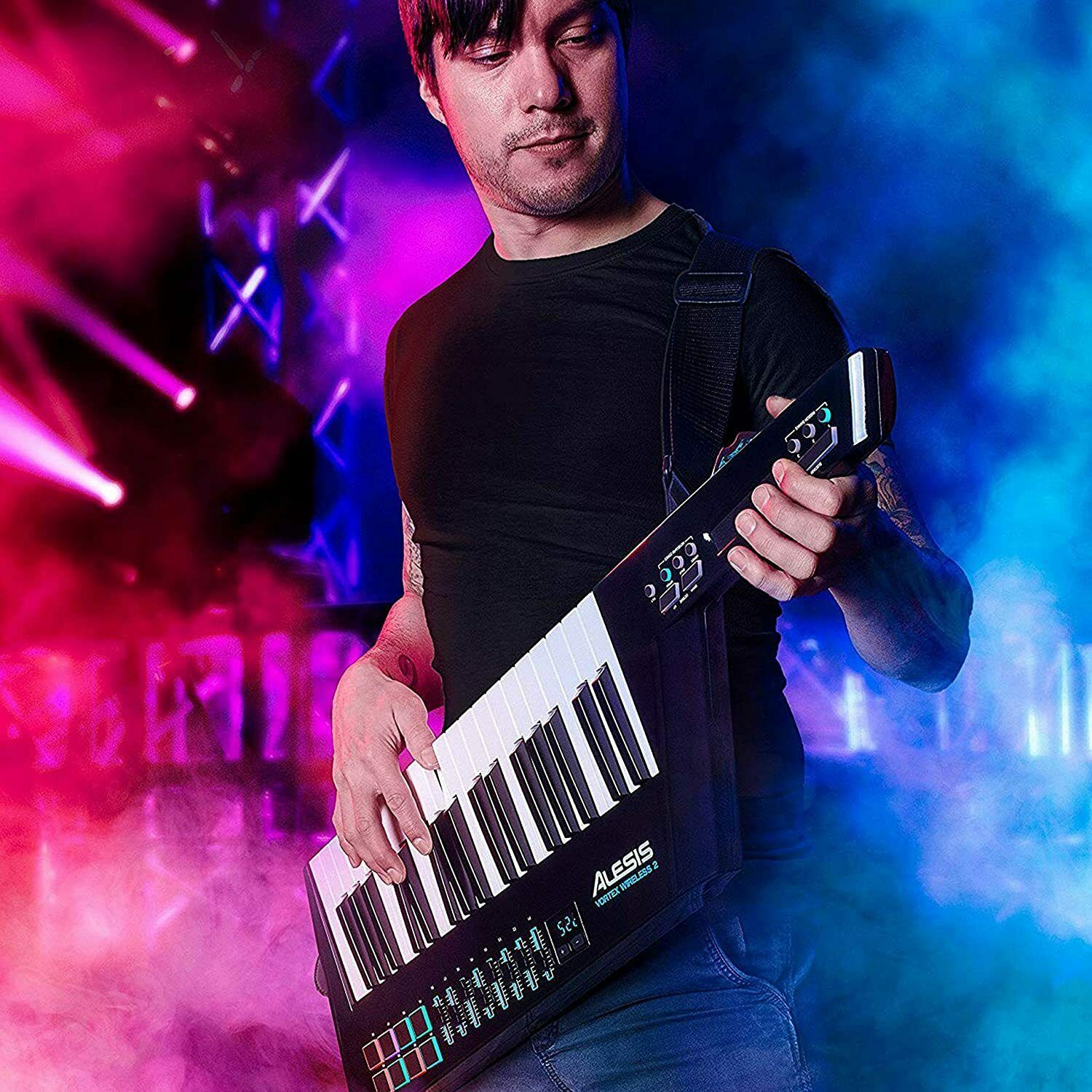 Alesis Vortex Wireless 2 High-Performance USB / MIDI Wireless Keytar - Fresh Stock Dated February 2026