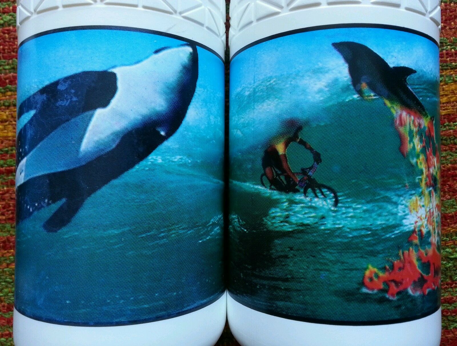 Vintage NOS Water Bottle ORCA KILLER WHALE Mountain Bike YETI  RALEIGH Turquoise - Fresh Stock Dated December 2025