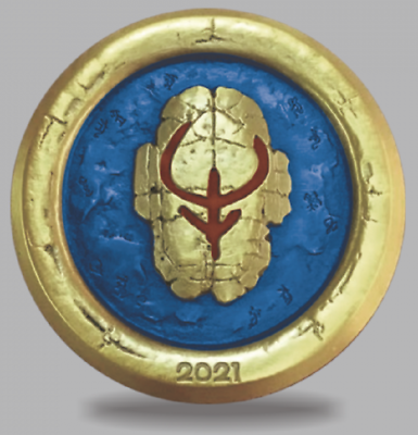 2021 China Copper and Gold Plated Brass with Enamel Medals - Lunar Year of Ox - Fresh Stock Dated February 2026