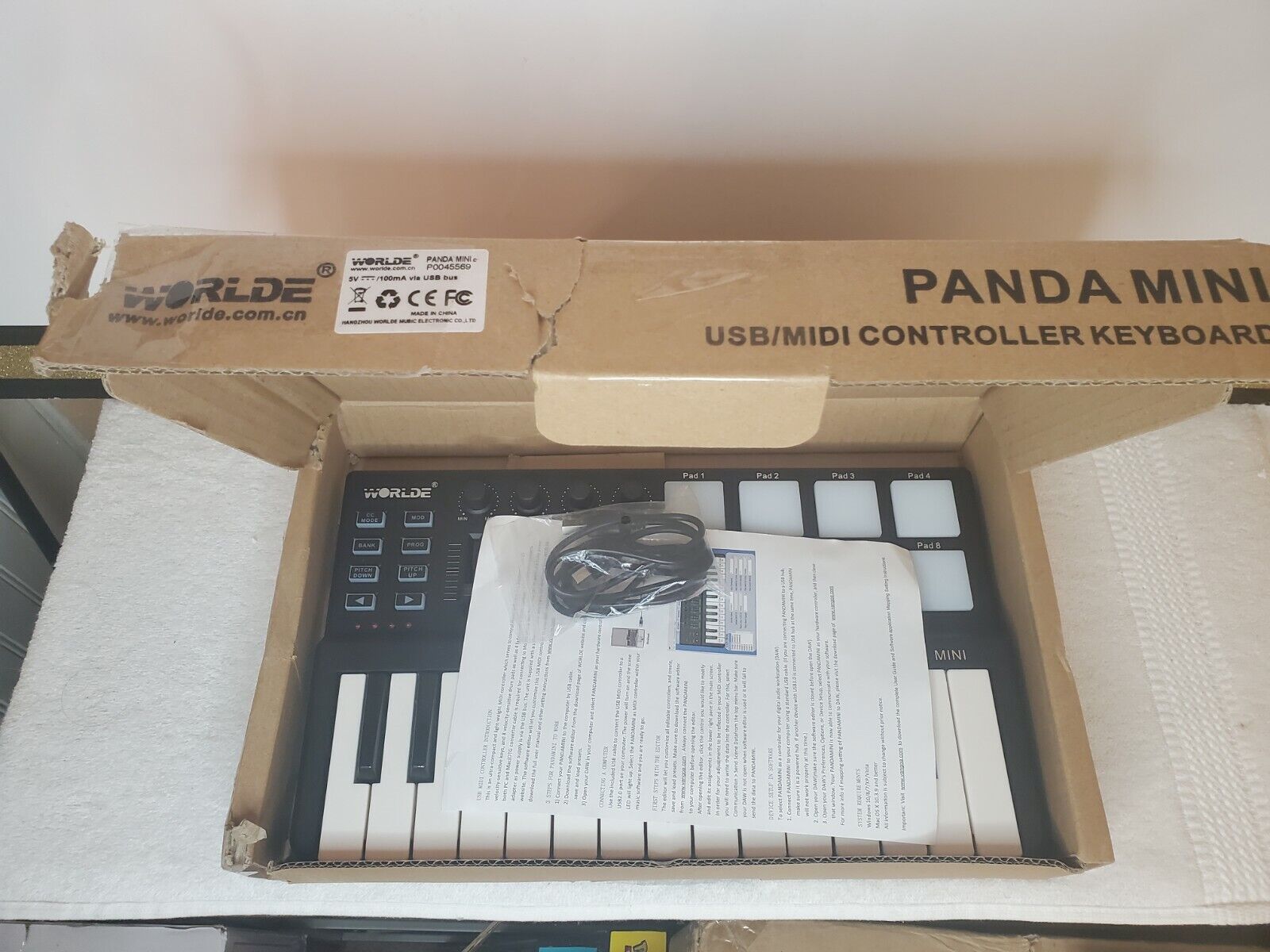 Worlde Panda mini Portable USB Keyboard - Fresh Stock Dated February 2026