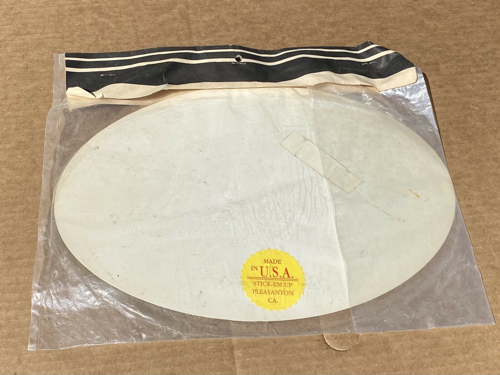 (NOS) Stick em up Vintage Bmx Number Plate - Fresh Stock Dated December 2025