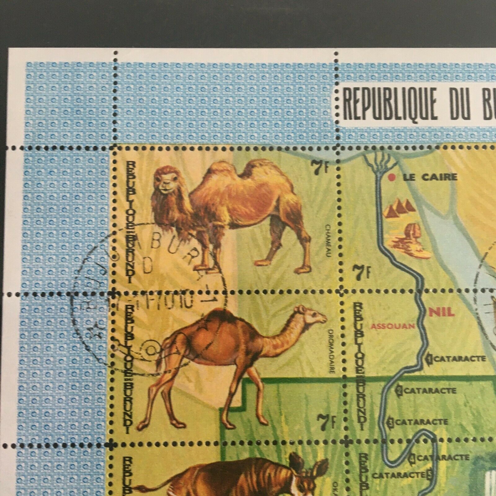 BURUNDI republique Postal Stamp  2 Two SHEETS cat Value 49.50  Animals - Fresh Stock Dated January 2026