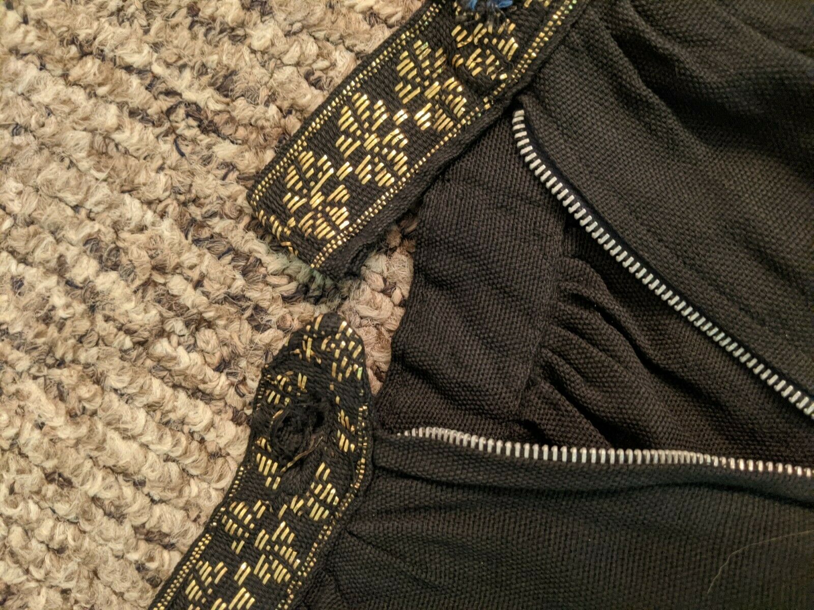 Vintage Full Skirt-Gold Metallic Embroidery-29 inch waist - Fresh Stock Dated February 2026