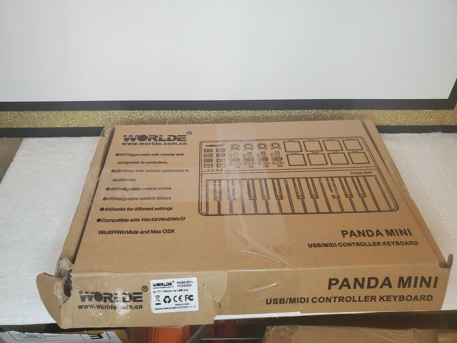 Worlde Panda mini Portable USB Keyboard - Fresh Stock Dated February 2026