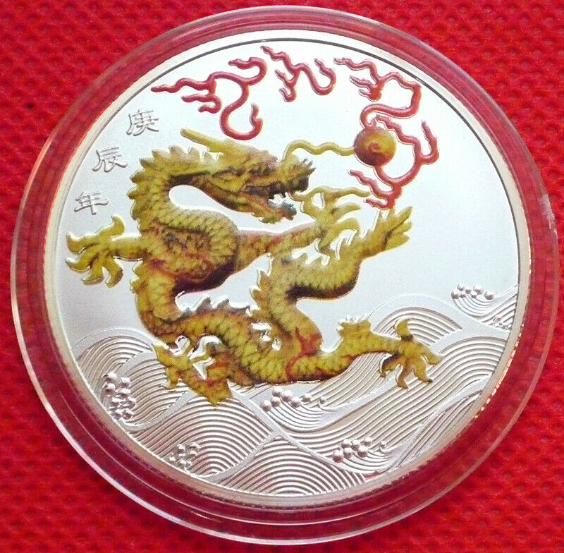 Precious Full Set 12 Pieces of Chinese Lunar Zodiac color Sliver Coin--40mm - Fresh Stock Dated February 2026