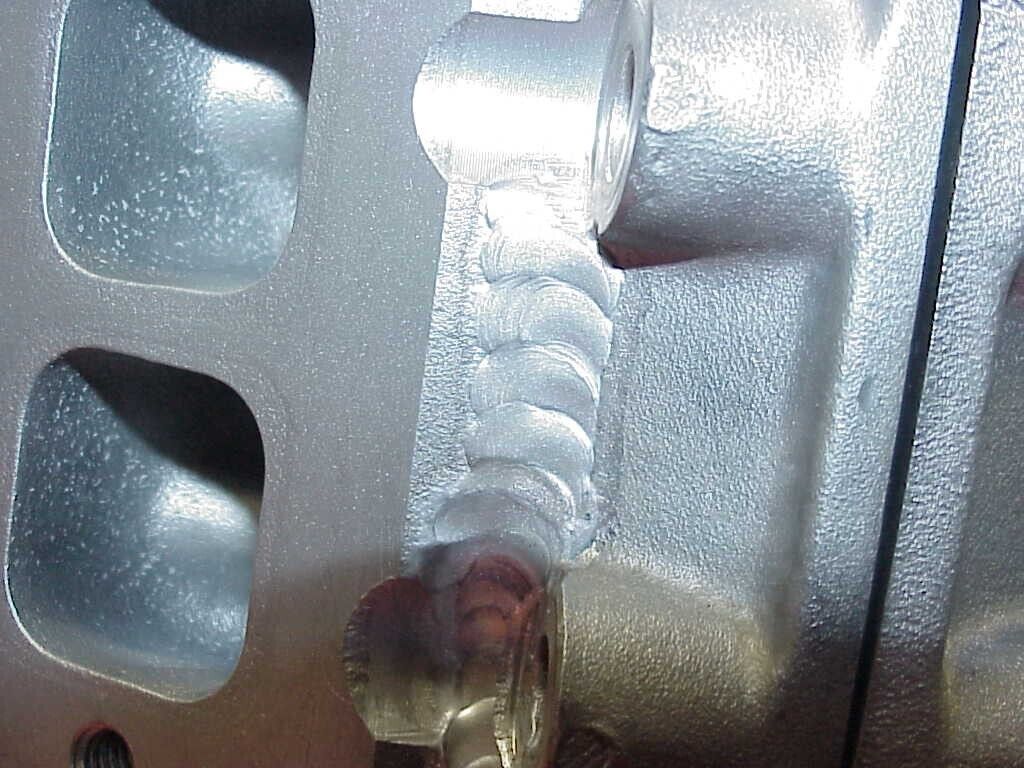 2 Bare Air Force Research HMS ENFORCER LPC Aluminum Heads SB Chevy - Fresh Stock Dated February 2026