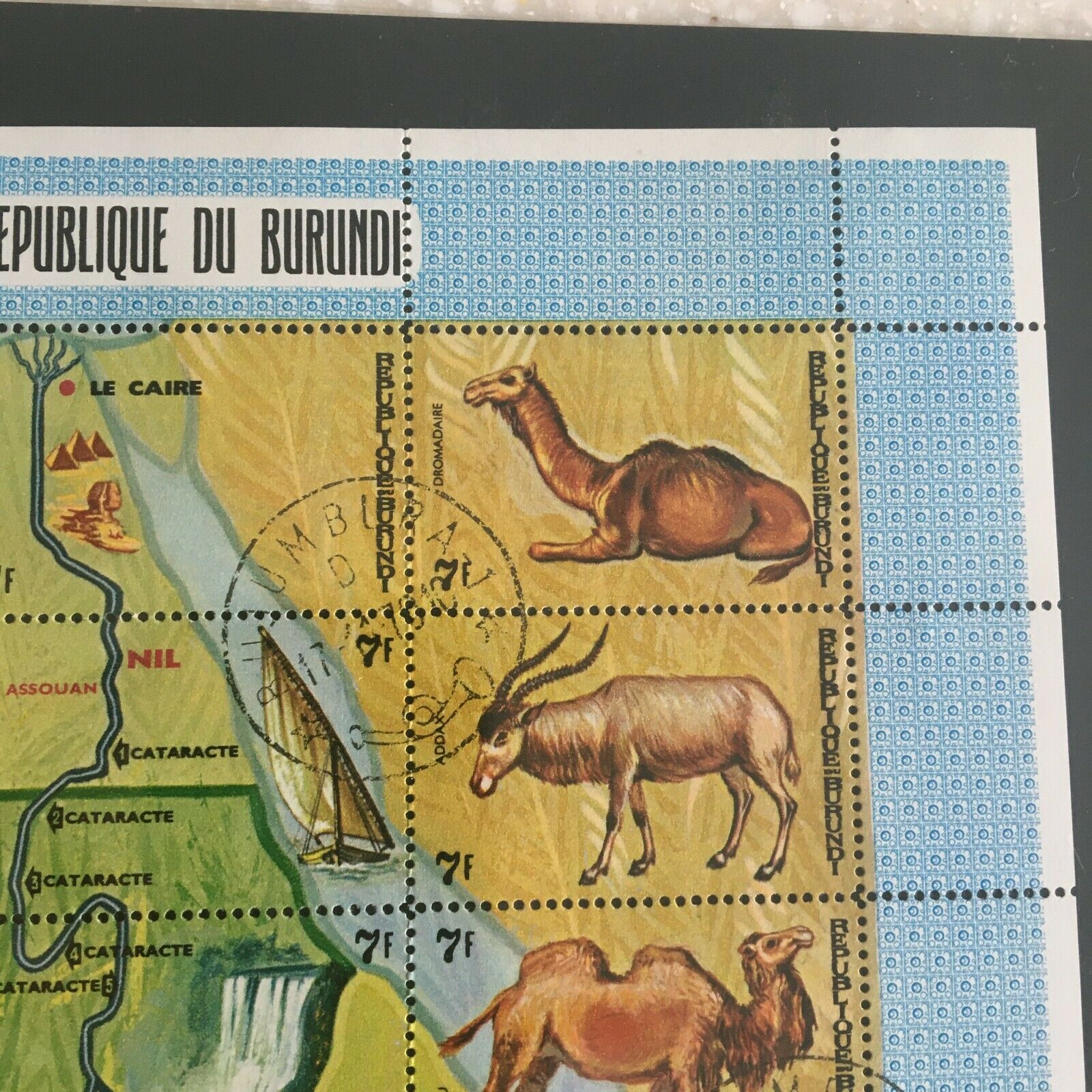 BURUNDI republique Postal Stamp  2 Two SHEETS cat Value 49.50  Animals - Fresh Stock Dated January 2026
