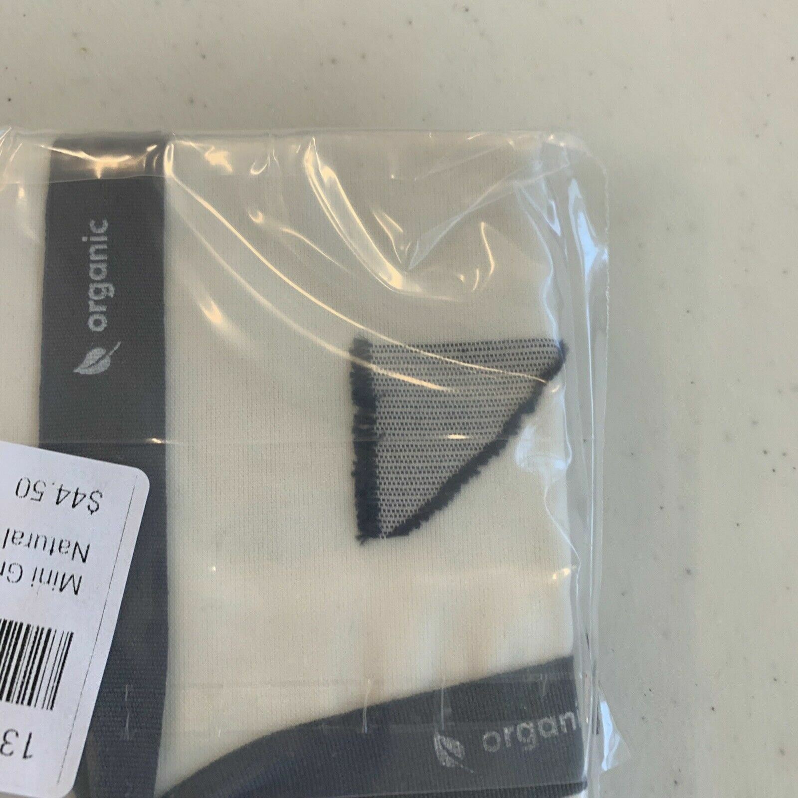 West Elm Organic Mini Graphic Geo Natural EURO Size Sham 26x26 (SET of 2) - Fresh Stock Dated February 2026