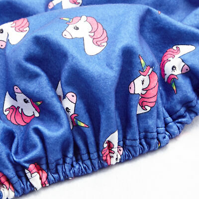 Derby House Unicorn Fleece Saddlery Saddle Cover - Dazzling Blue Fandango Pink - Fresh Stock Dated December 2025