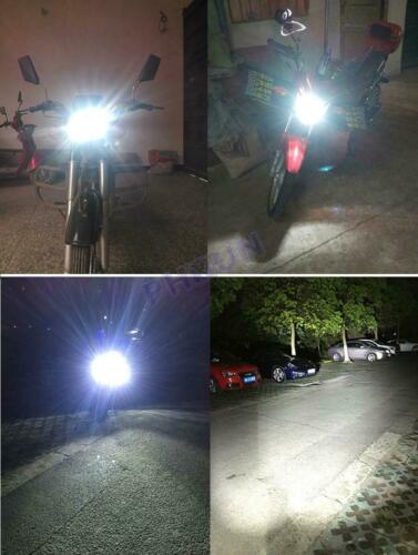 12V 80W Motorcycle Scooter LED Headlight Bulb BA20D Type Lamp Bulb High/Low Beam - Fresh Stock Dated February 2026