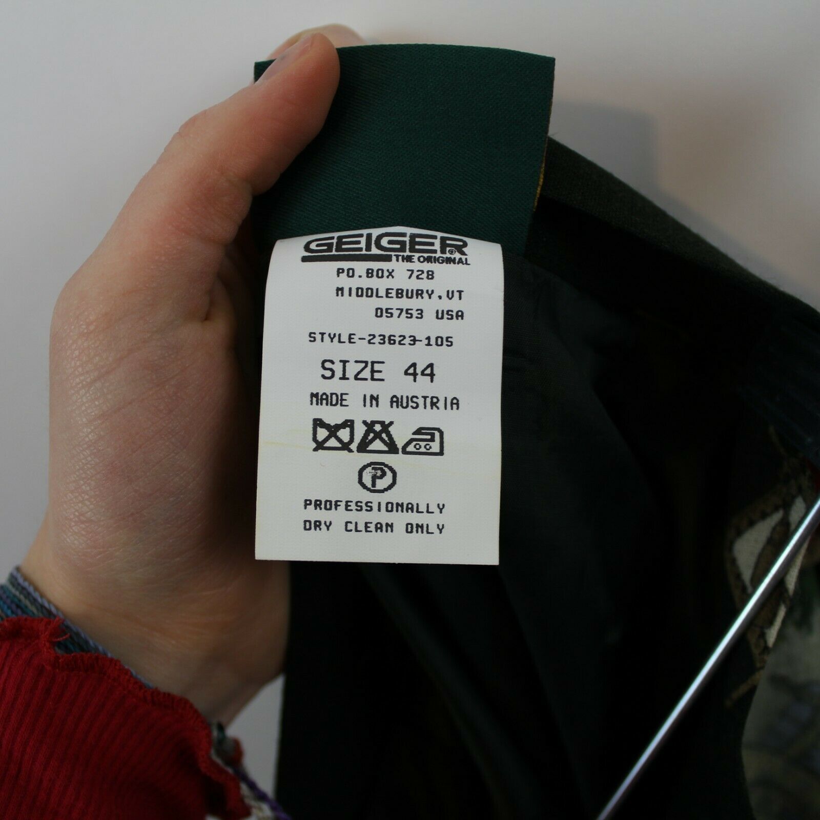 Vintage Geiger Women's Horseback Riding Equestrian Themed Midi Skirt Size 44 XL - Fresh Stock Dated February 2026