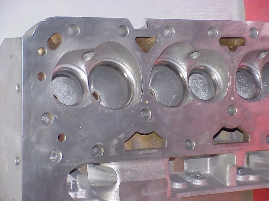 2 Bare Air Force Research HMS ENFORCER LPC Aluminum Heads SB Chevy - Fresh Stock Dated February 2026